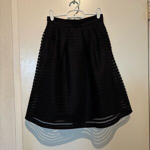 Forever 21 Black A-Line Skirt